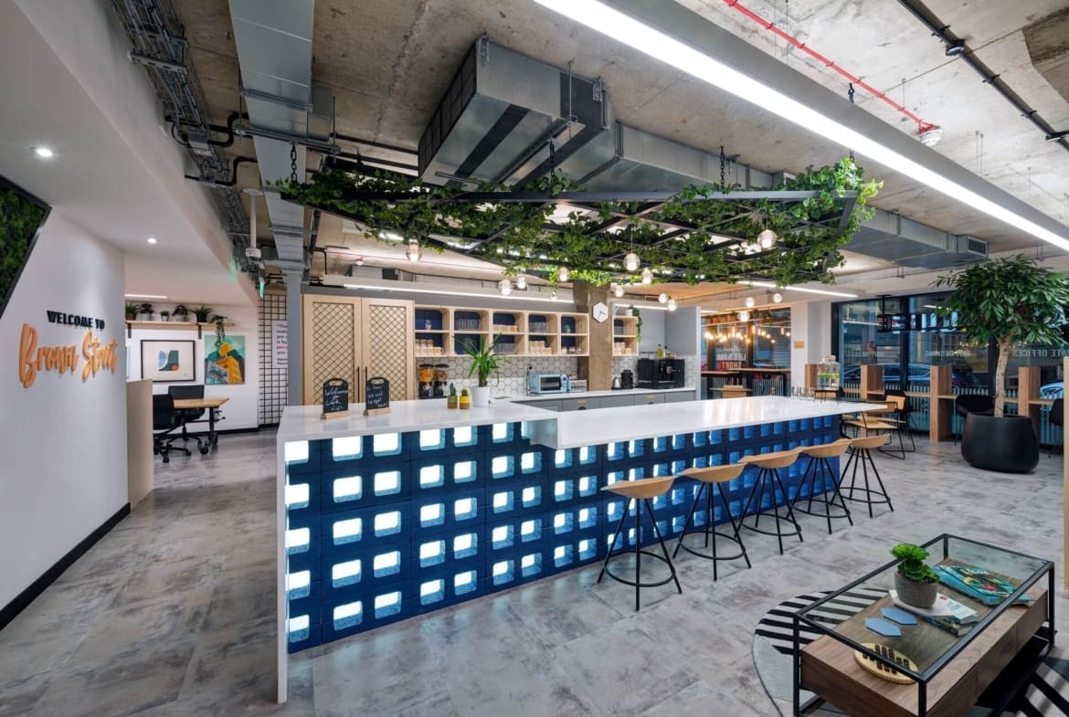 Coworking and fixed desk space at Work.Life Manchester